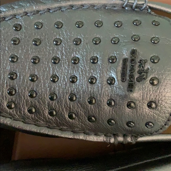 Gently used Coach Gunmetal Loafer - Size 9 - Picture 4 of 4